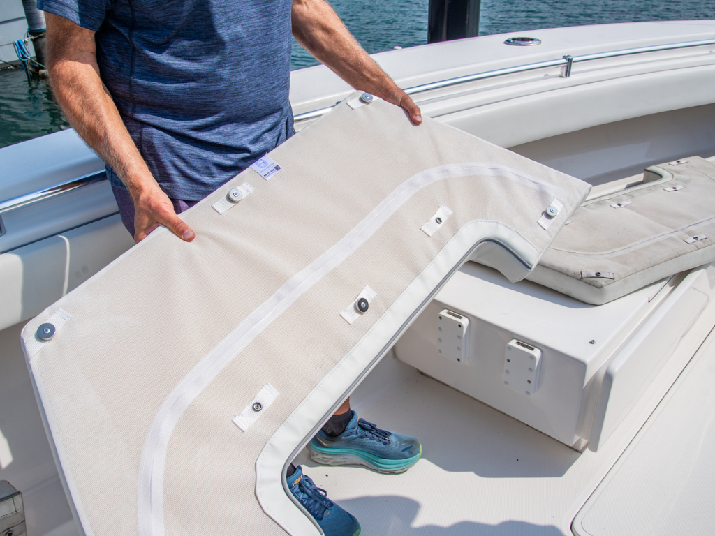 How Local Boaters Are Modernizing Their Boat Cushions with It’s A Snap