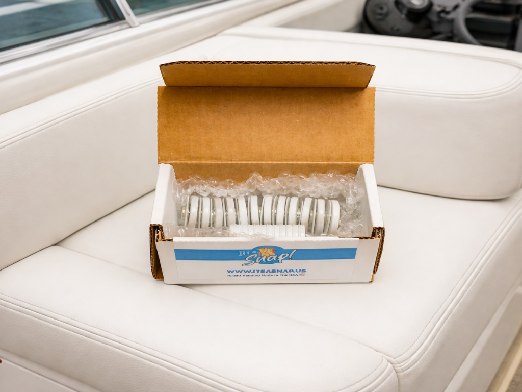 How Long Does It Take to Replace Traditional Snaps With Magnetic Snaps for Boat Cushions?